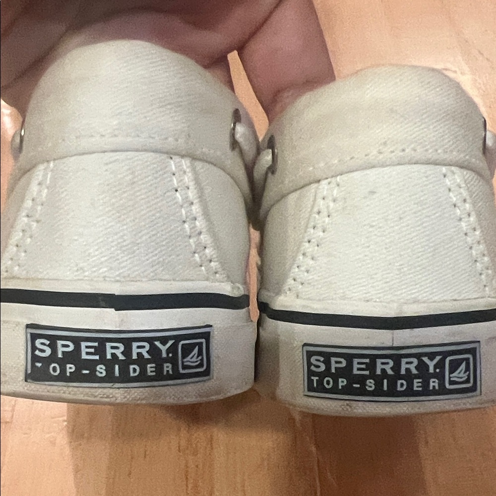 Sperry women’s White Boat Shoes - Picture 8 of 8